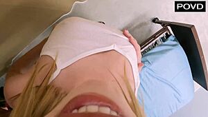 Anya Uses Her Pussy To Help Kyle With The Pressure In His Cock!