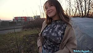 public agent - hot venezuelan babe sucks and fucks for cash