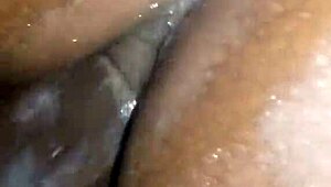 Taking Black Cock Deep Into Ass Calmly