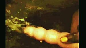 Watch as she squirts gushily with her favorite toy