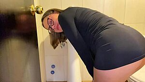 Wife cheats with plumber who fucks her hard and cums in ass