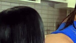 Lesbian Threesome With Perfect Girls Turns Into Foursome