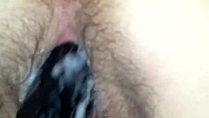 Does the horny wife give the dildo a sloppy second? the couple wonders
