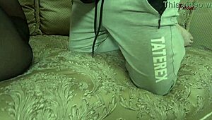 brunette milf helena gets fucked in her black pantyhose by big cock