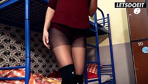 Regina Sparks Takes Anal Consolation From Her Hostel Roommate