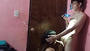 Visiting My Stepsister She Surprises Me Almost Naked Wanting Hard Sex Wants Me To Record It All