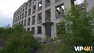 What inhuman fucking echoes in this Vip4k scene with the brunette teen?