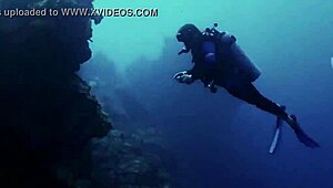 Super shark bikini girl on boat