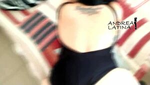 Latina Fucked Hard in Doggy Style!