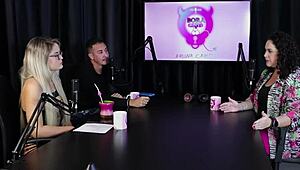 Marina karam psychologist in bora cast with bruna carlos complete sheer red