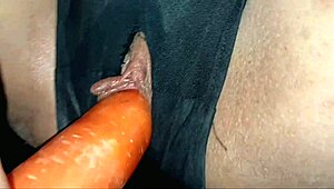 Big orgasm big dildo in the back door jets of pleasure