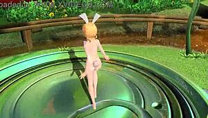 Kagamine Rin Popipo Project Diva nude mod, fully nude and amazing 😍