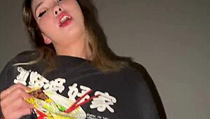 Fucked Asian Woman Hard in Her Home with POV Blowjob and Tight Pussy