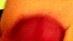 i'm wanking in the toilet, but it's so hard to focus with all this cum building up!