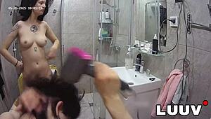 luuv tattooed alice and lucien film morning bathroom routine for subscribers