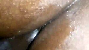 Taking Black Cock Deep Into Ass Calmly