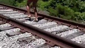 fisherman finds a stripper on the run and gives her a dirty shower