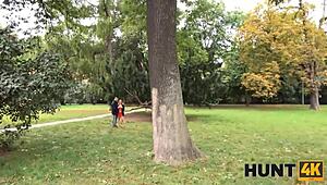 Hunt4k Pregnant Girl In Red Is Tempted With Money Into Pussy-Drilling