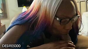 intense deep throat eye contact