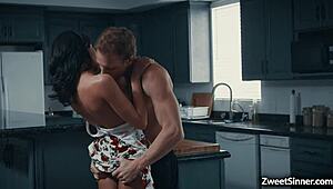 Lexi Foxy and Ryan McLane enjoy hardcore fucking with deepthroat, rough action, and monster cocks leading to orgasms