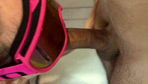 Did you see that huge cock flash in the bathroom?