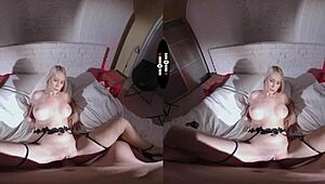 Dark room VR: 'Suck my tits, assistant?'