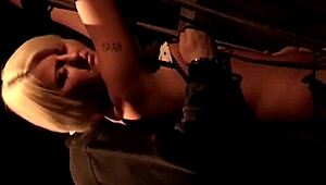 Big tits teen slave ball gagged and fucked in bondage submission