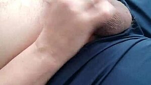 Leoninodelas ejaculation in the room, stroking his big cock solo 😏