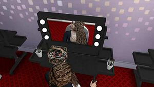 I saw B-yonce gettin double penetrated in her fame, oh man!