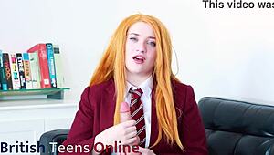 Victoria Greene's Uniform JOI Tease For Neighbors