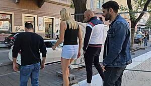 Christen Courtney Feels Intense Pleasure In 3 On 1 DP With Gagging And Cum