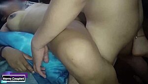 Wife spreads legs wide for stranger's monster cock