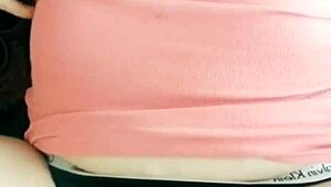 horny brunette milf fingers her wet pussy solo