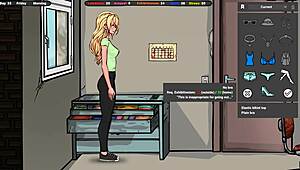 Jessie is having fun with her friend in the shower