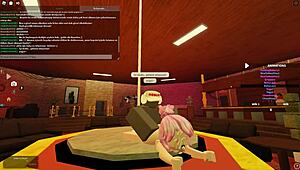 Roblox-inspired porn adventure in Turkish style