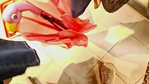 Nicoletta's Tight Jeans Try-On Exposes Mature Curvy Ass Big Pussy Seduction in Shop