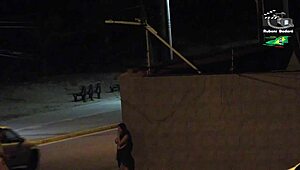 I caught this couple naked on the beach with my security camera