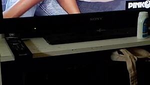 solo babe slaps and penetrates herself with big black monster cock toy compilation in shower