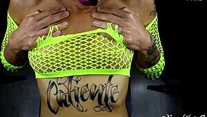 oiled big tits amateur pov tittyfuck ends in hot cumshot