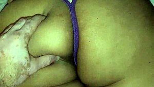 ripped clothes hairy latina housewife wet pussy creampie after vibrator play