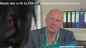 The bald and the beautiful encounter in a serene setting