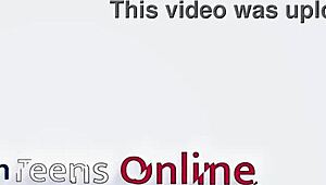 Gorgeous British Teen Gets Fucked On Webcam, Quite The View