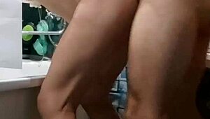 skinny milf deepthroats cock wildly before anal pounding in homemade couple fetish sex fest