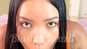 Lina Nakamura’s tight Japanese pussy stretched raw by John Coffee’s huge cock in lingerie pov sextape outdoors