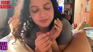 Wow, This Argentine Slut Babyluna939 Sucks and Jerks Until I Cum Hard!