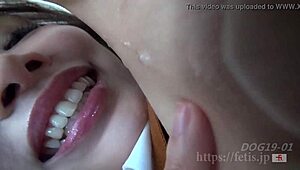 WATCH THIS ASIAN GIRL SPIT AND TEASE THE GUY'S NOSE!