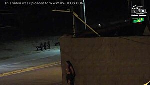 I caught this couple naked on the beach with my security camera