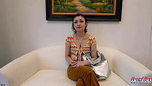 Petite Brunette Coed Wendy Gives Bj And Rimjob To Juicy Hard Cock