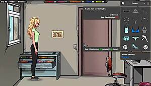 Jessie is having fun with her friend in the shower