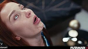 Futa Magic Cigarette Smoke Transforms Cock into Favorite Girl's Big Dicks for Shemale Creampie